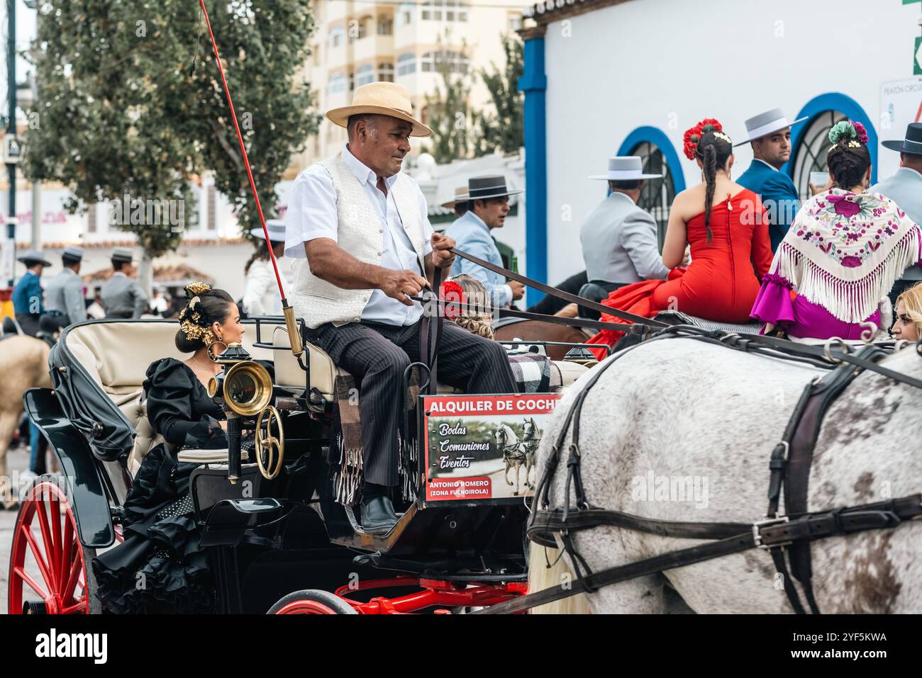 Spanien Fuengirola Feria 2024 Stockfoto