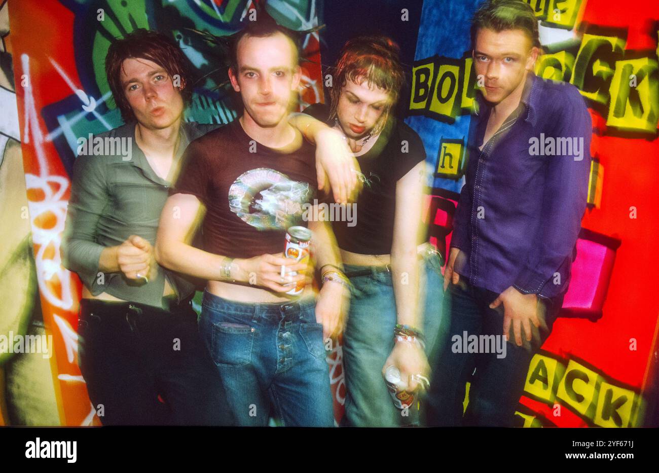 King Adora Backstage in Chinnerys 20. September 2000, Southend-on-Sea, Essex, Großbritannien. Stockfoto