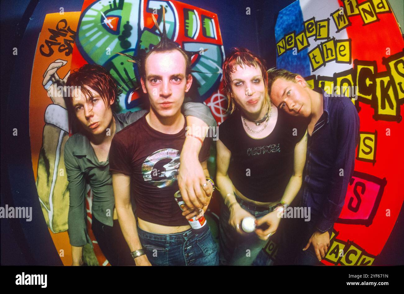 King Adora Backstage in Chinnerys 20. September 2000, Southend-on-Sea, Essex, Großbritannien. Stockfoto