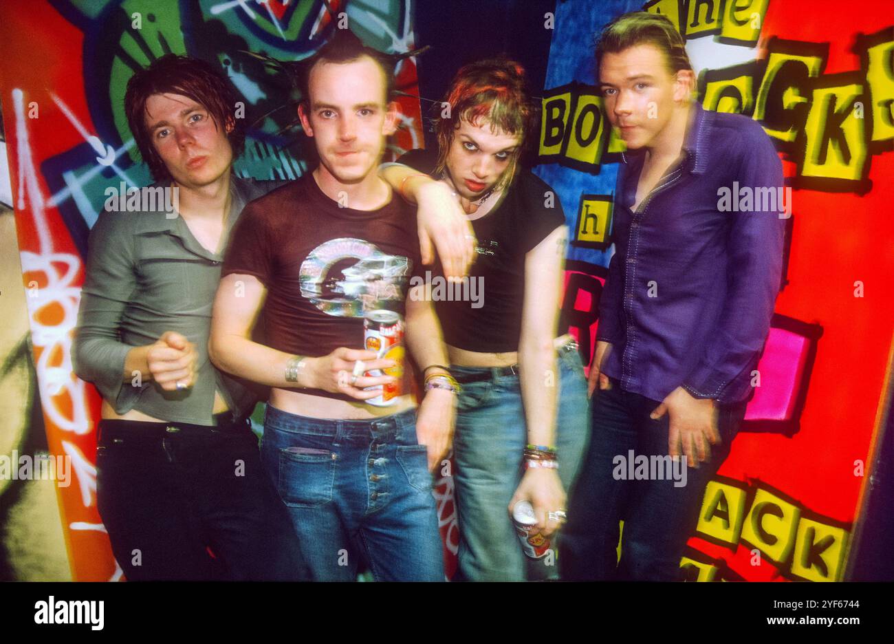 King Adora Backstage in Chinnerys 20. September 2000, Southend-on-Sea, Essex, Großbritannien. Stockfoto