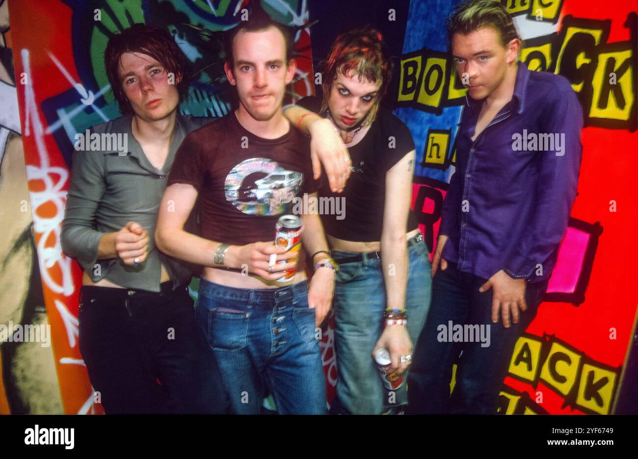 King Adora Backstage in Chinnerys 20. September 2000, Southend-on-Sea, Essex, Großbritannien. Stockfoto