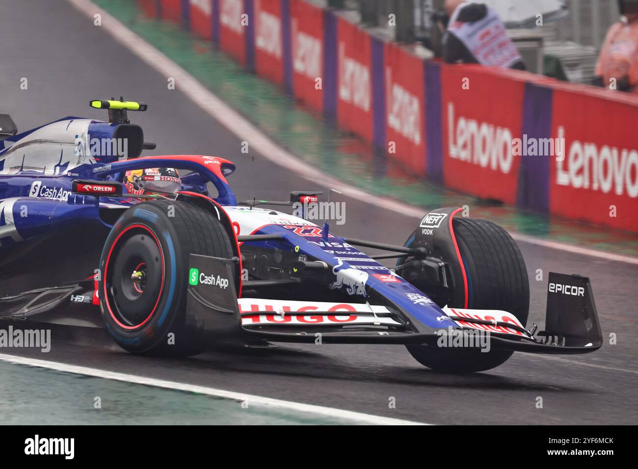 Sao Paulo, Brasilien . Oktober 2024. Yuki Tsunoda (JPN) - Visa Cash App RB F1 Team - RB VCARB01 - Honda RBPT während der Qualifikationsrunde der Formel 1 Lenovo Grande Premio de Sao Paulo 2024, geplant auf dem Interlagos Circuit, San Paolo, Brasilien, BRA 1.-3. November 2024 - Credit: Alessio de Marco/Alamy Live News Stockfoto