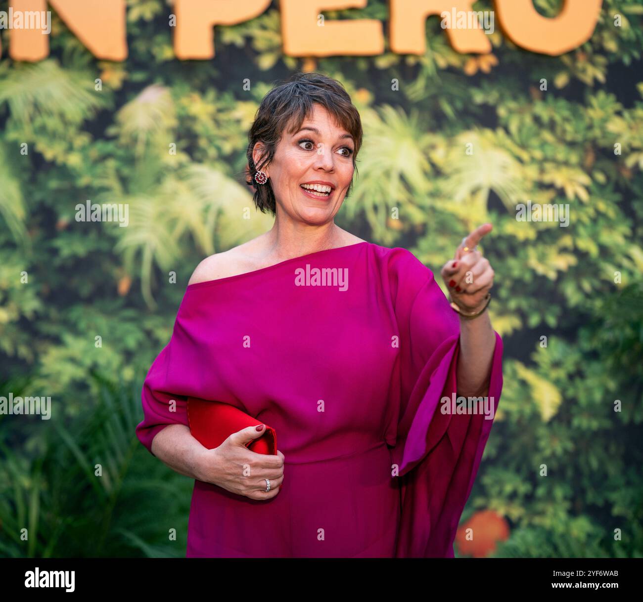 London, England – 03. November: Olivia Colman nimmt am 3. November 2024 an der Weltpremiere von Paddington Oin Peru am Leicester Square in London Teil (Quelle: Lounisphotography / Alamy Live News) Stockfoto