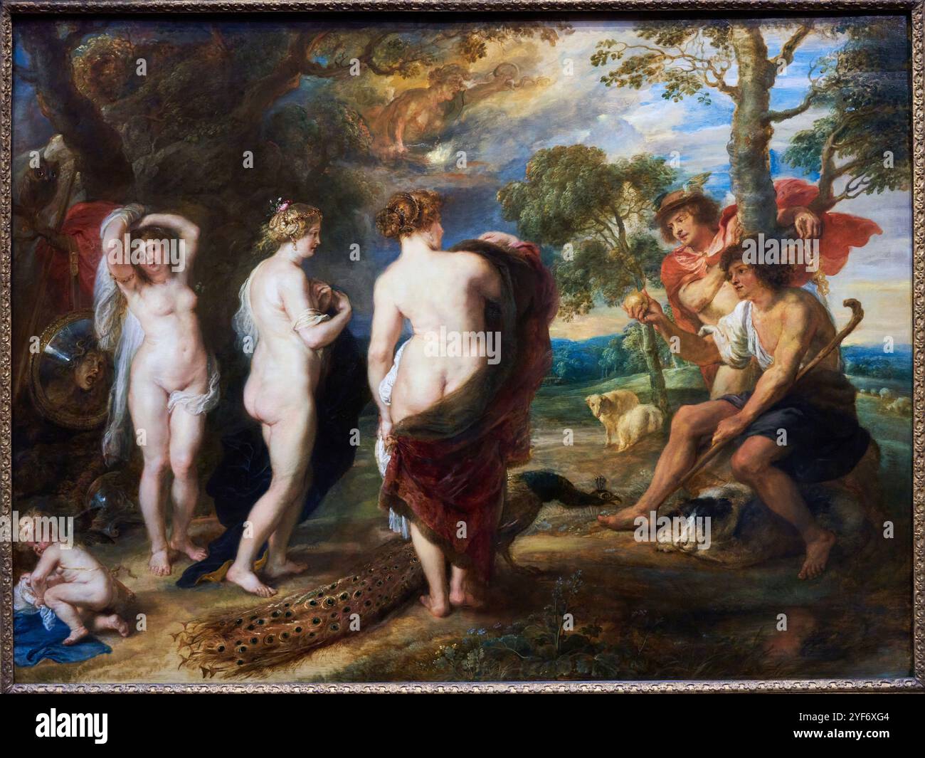 Das Urteil von Paris, wahrscheinlich. 1632–1635, Peter Paul Rubens (1577–1640), The National Gallery, London, UK. Stockfoto