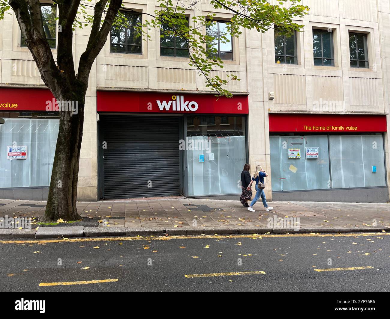 Wilko Store in der Union Street geschlossen. Bristol, England, Vereinigtes Königreich. Oktober 2024. - Smartphone-aufgenommenes Stockfoto