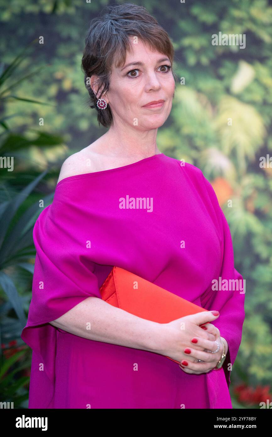 London, Großbritannien. November 2024. Im Bild: Olivia Colman nimmt an der Weltpremiere von „Paddington in Peru“ im Odeon Luxe am Leicester Square Teil. Quelle: Justin Ng/Alamy Live News Stockfoto