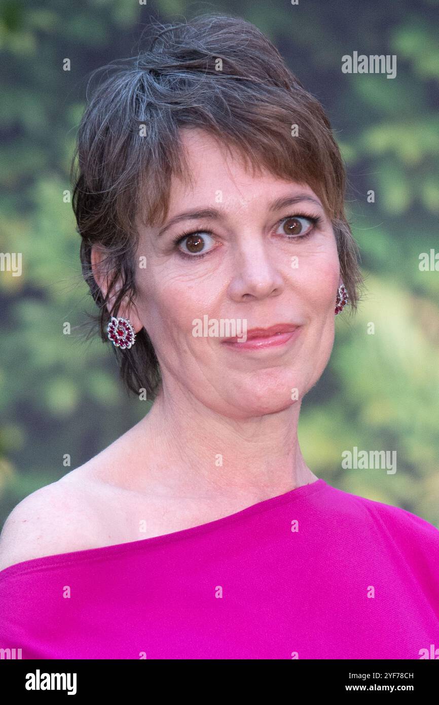 London, Großbritannien. November 2024. Im Bild: Olivia Colman nimmt an der Weltpremiere von „Paddington in Peru“ im Odeon Luxe am Leicester Square Teil. Quelle: Justin Ng/Alamy Live News Stockfoto