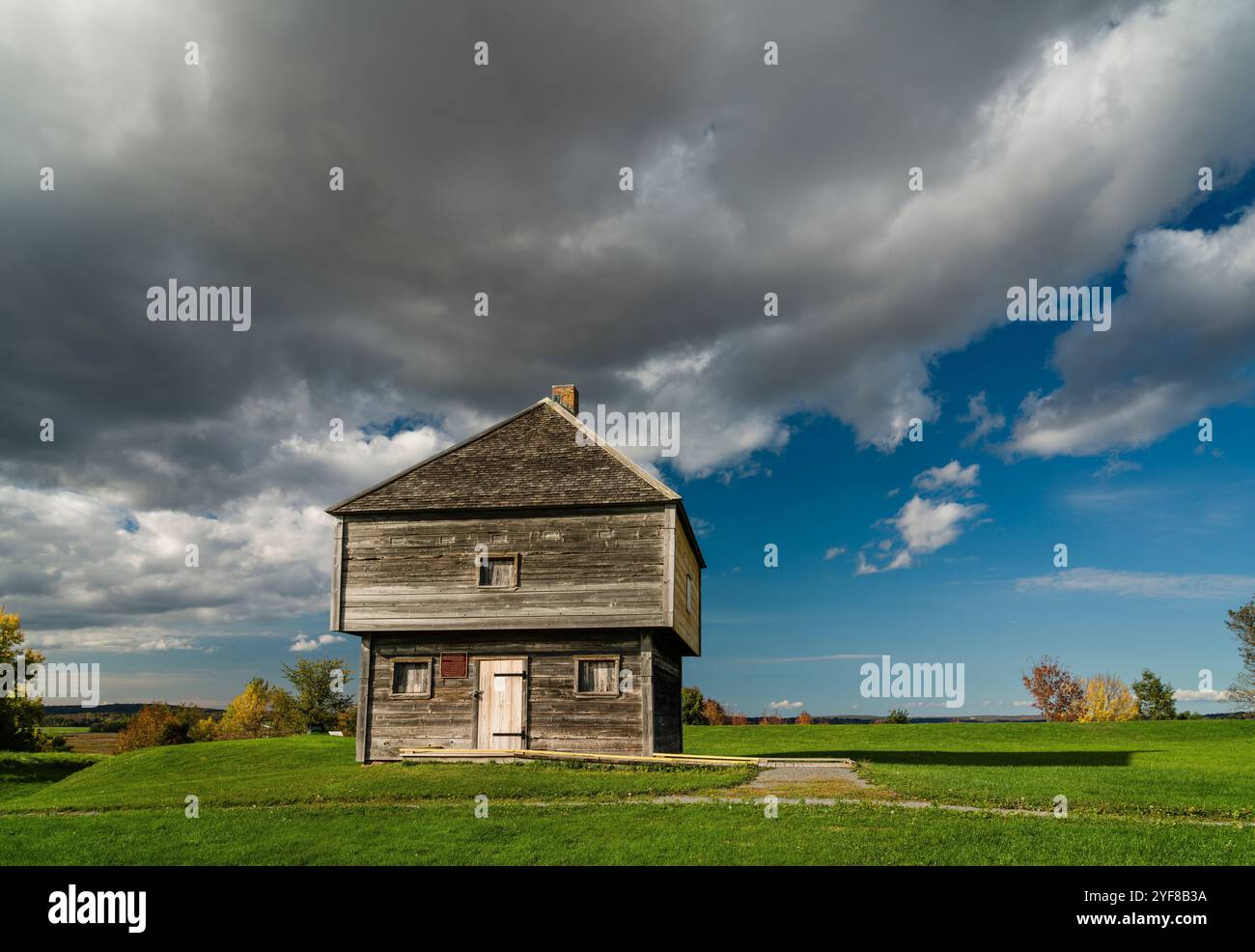 Blockhaus Fort Edward   Windsor, Nova Scotia, CAN Stockfoto