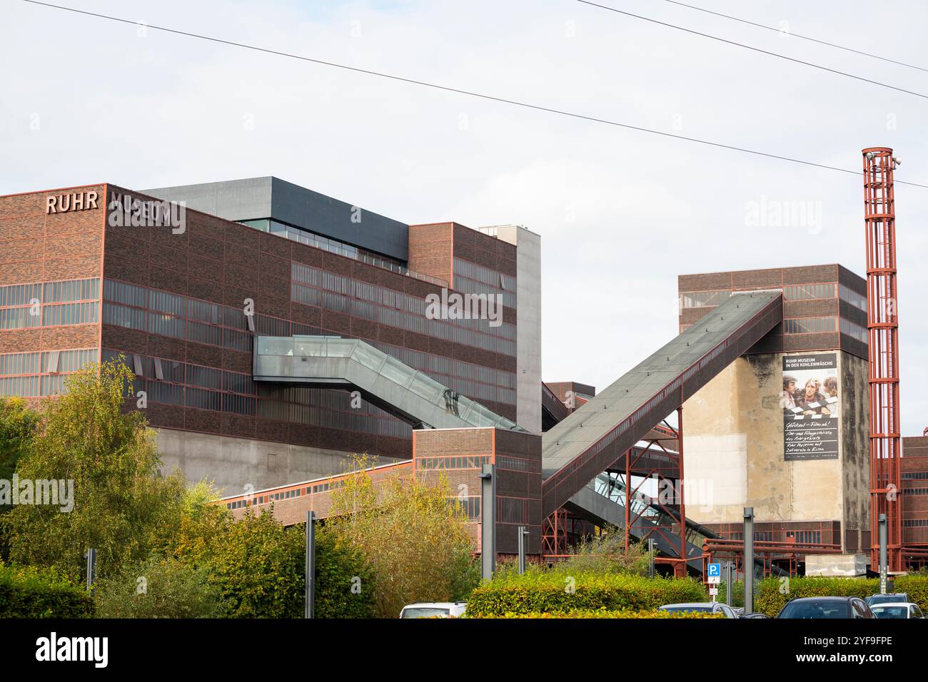Ruhrmuseum am UNESCO-Weltkulturerbe des ehemaligen Kohlebergwerks und Denkmal Zollverein in Essen Stockfoto