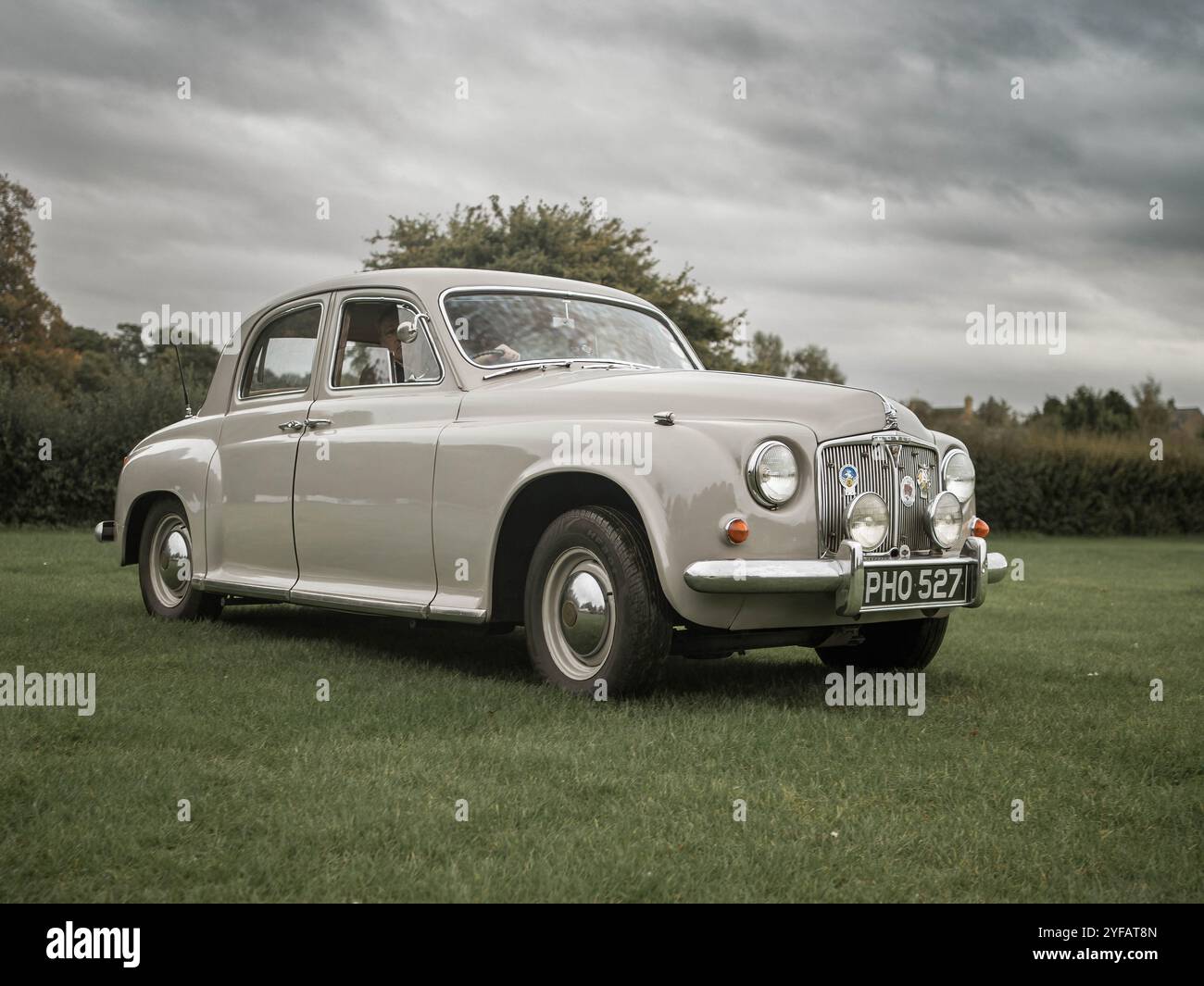 Rover P4 Limousine beim Banbury Car & Bike Meet Stockfoto