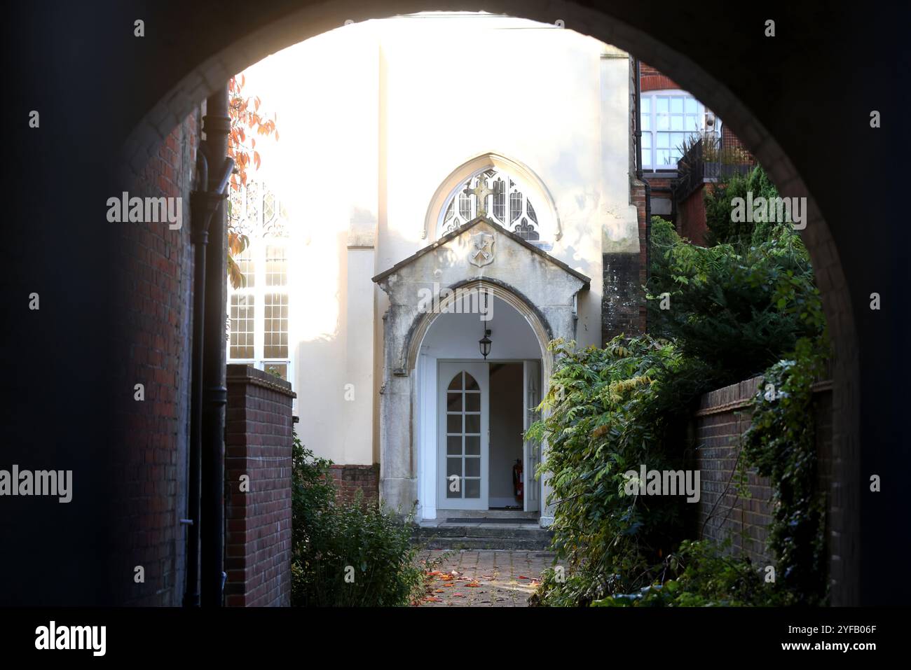 Allgemeine Ansichten der Milner Hall in Winchester, Hampshire, Großbritannien. Stockfoto