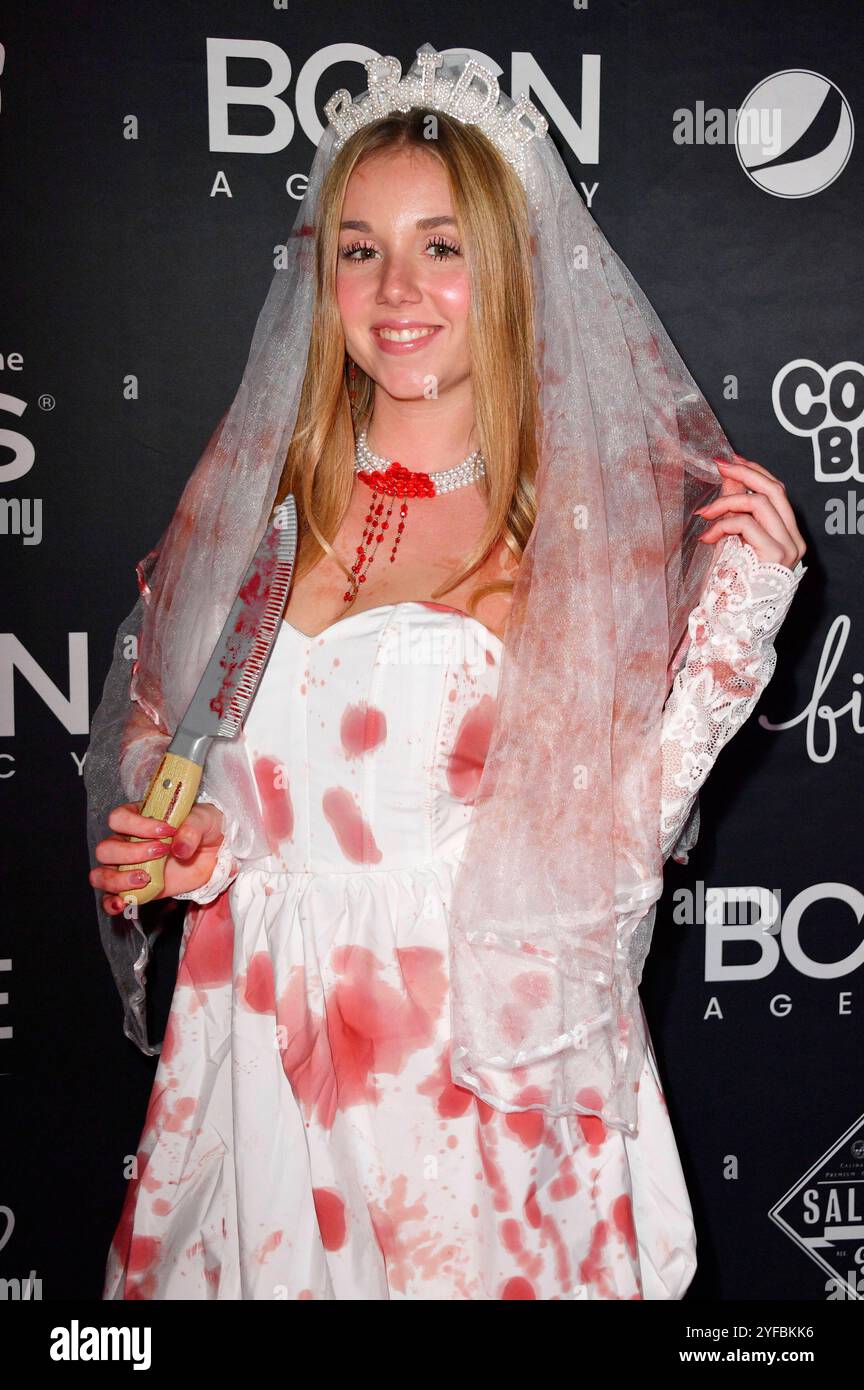 Dalia Mya Schmidt-Foß bei der Halloween Party Bringer von Good News im Arena Club. Berlin, 02.11.2024 *** Dalia Mya Schmidt Foß auf der Halloween Party Bringer der Guten Nachrichten im Arena Club Berlin, 02 11 2024 Foto:Xn.xKubelkax/xFuturexImagex halloween berlin 4145 Stockfoto