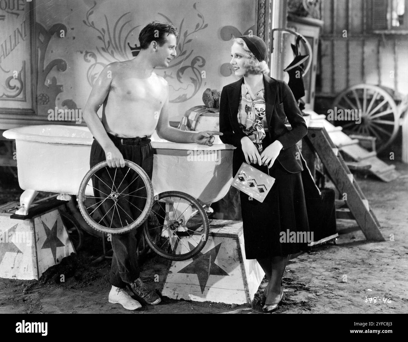 Freaks (MGM, 1932), Foto von Wallace Ford und Leila Hyams Stockfoto