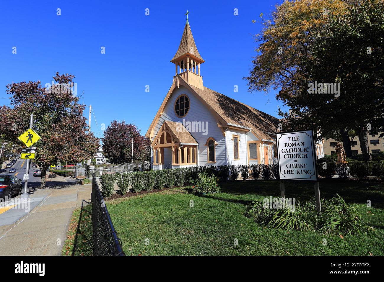 Christus der König, römisch-katholische Kirche Yonkers Stockfoto