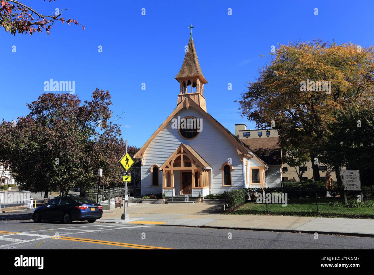 Christus der König, römisch-katholische Kirche Yonkers, NY Stockfoto
