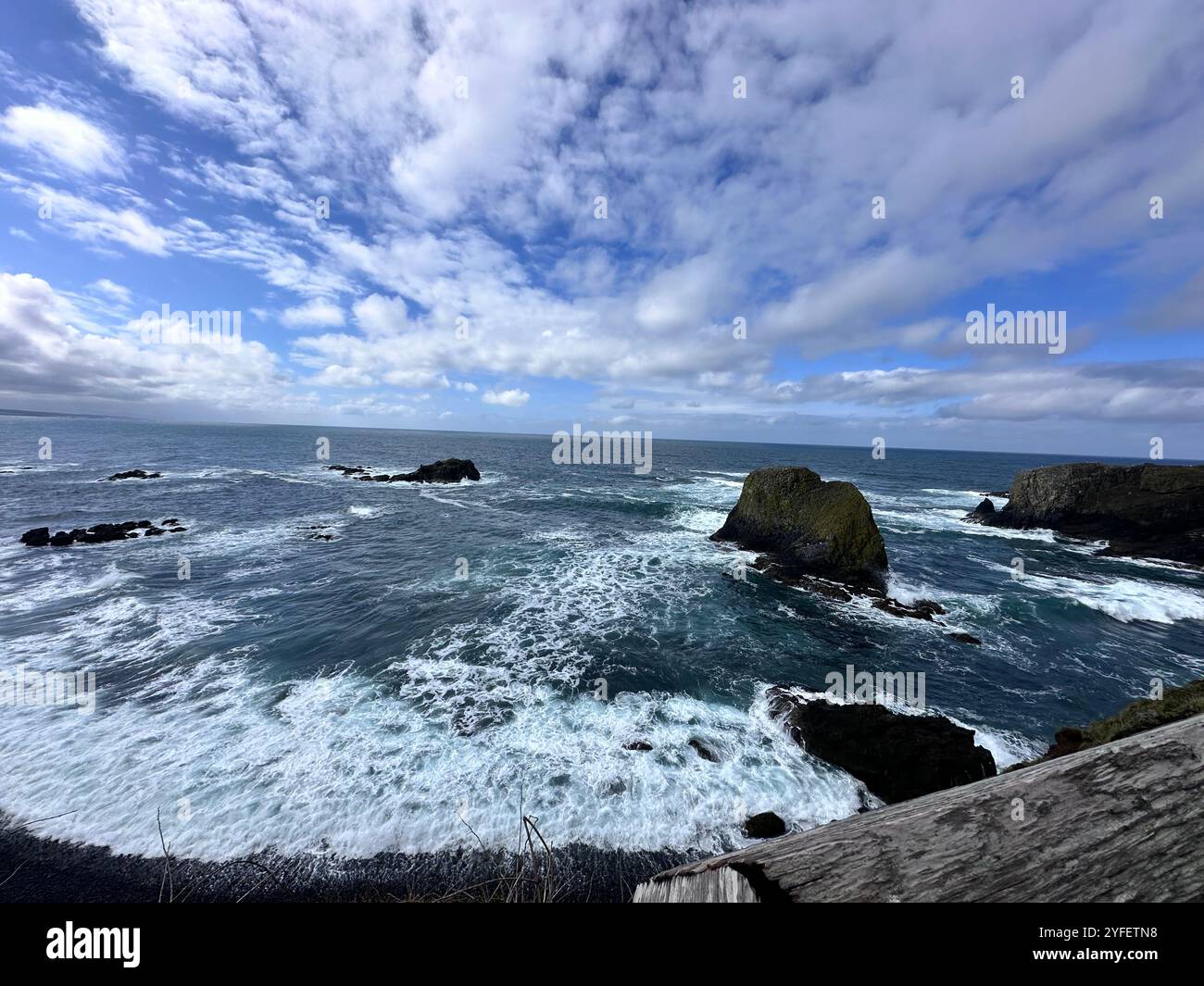 Atemberaubende Küste von oregon - Smartphone-aufgenommenes Stockfoto