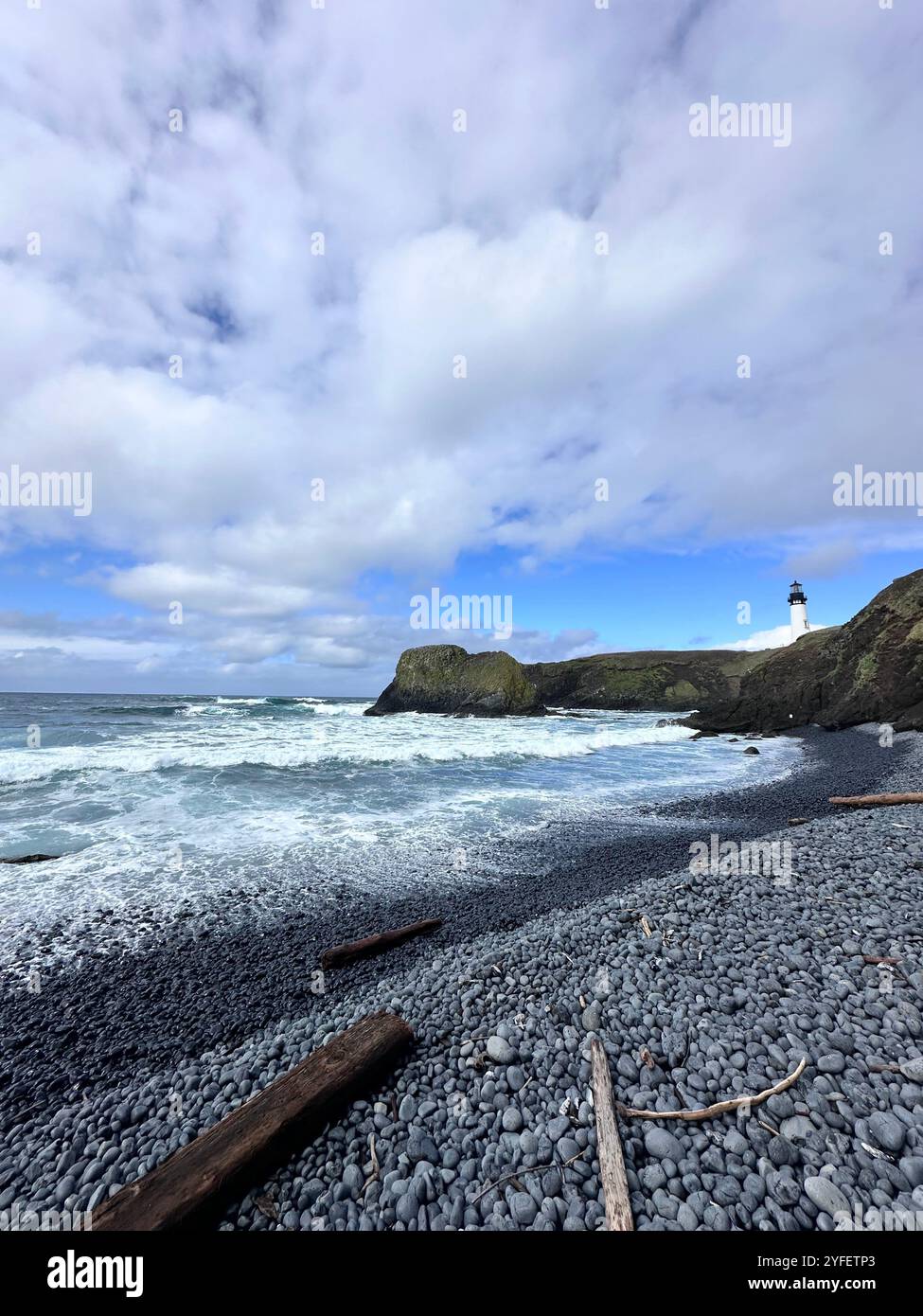 Atemberaubende Küste von oregon - Smartphone-aufgenommenes Stockfoto