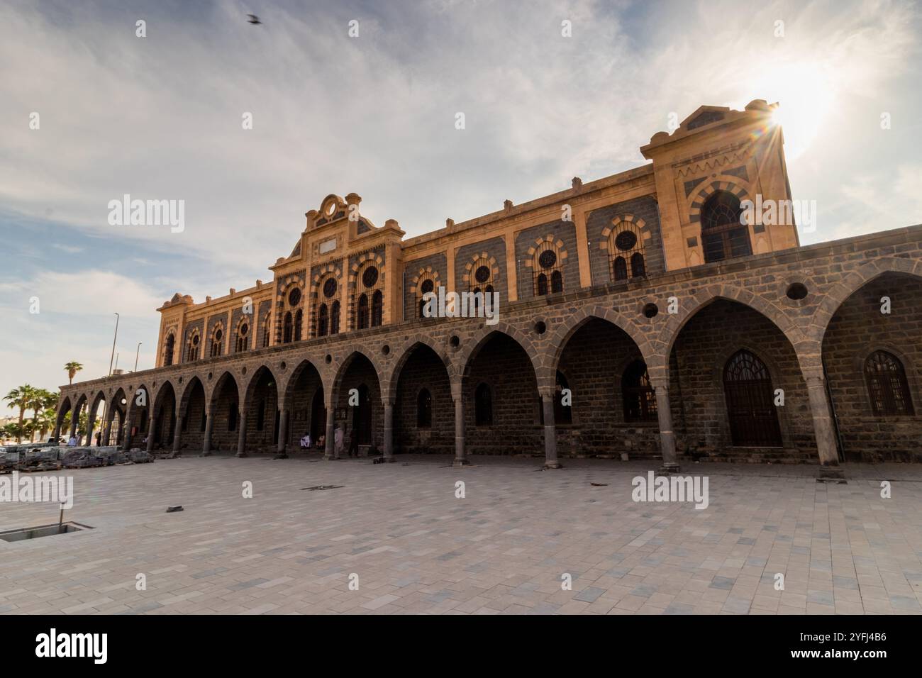 Ehemaliger Bahnhof der Hejaz-Eisenbahn in Medina, Saudi-Arabien Stockfoto
