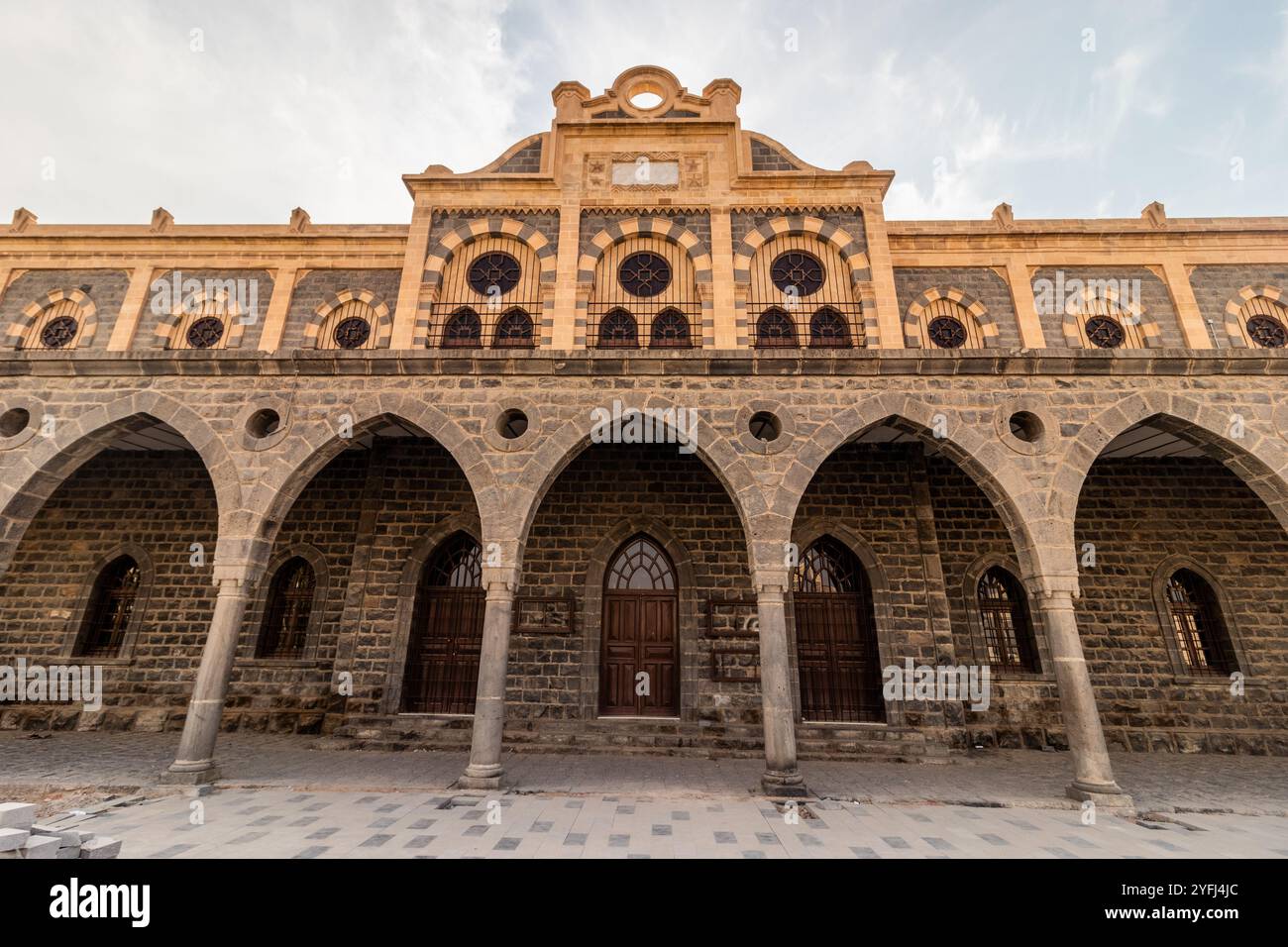 Ehemaliger Bahnhof der Hejaz-Eisenbahn in Medina, Saudi-Arabien Stockfoto