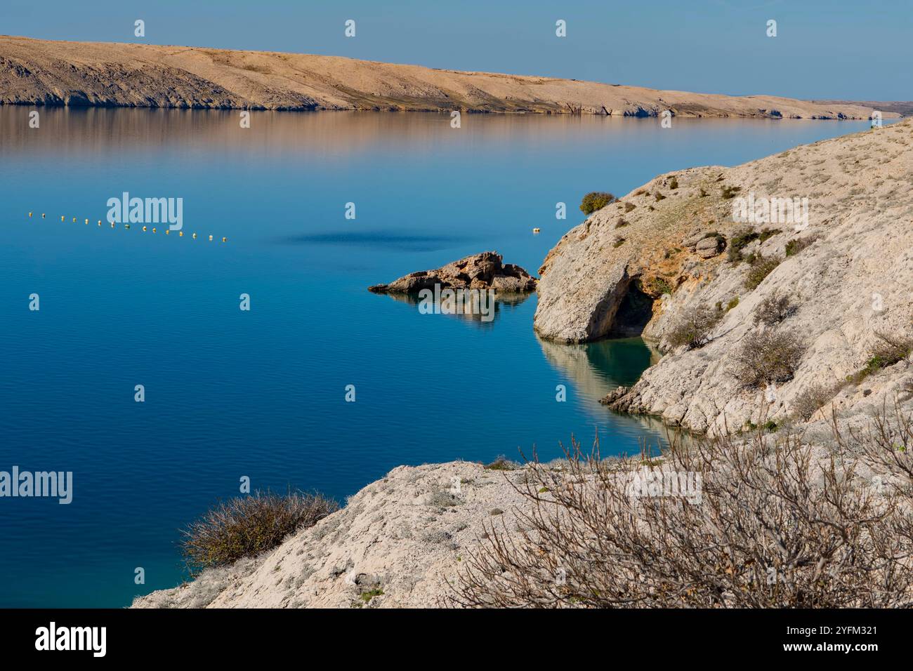 Insel Pag, Kroatien Stockfoto