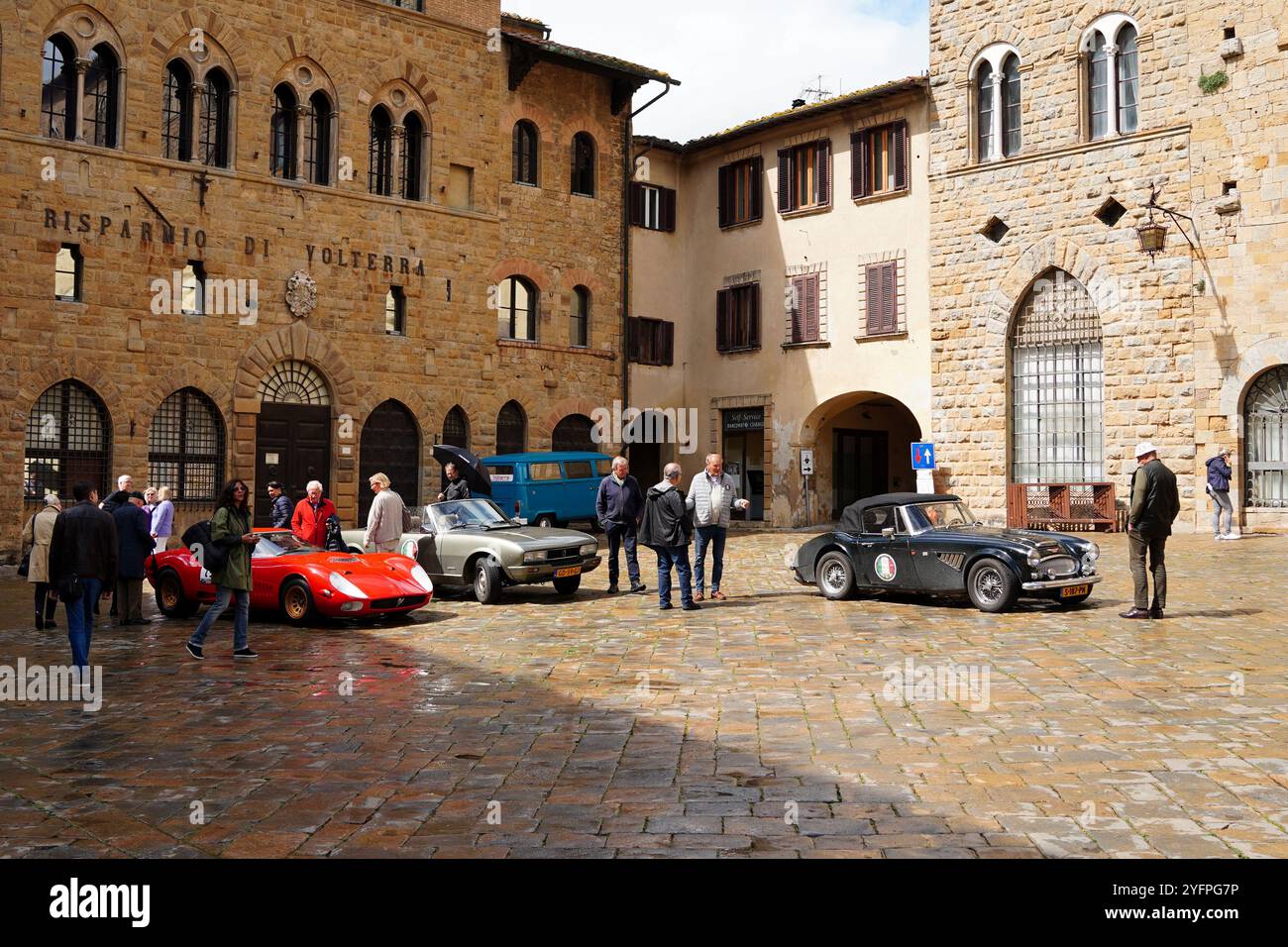 Oldtimer-Show. 14.05.2023 Volterra, Italien Stockfoto
