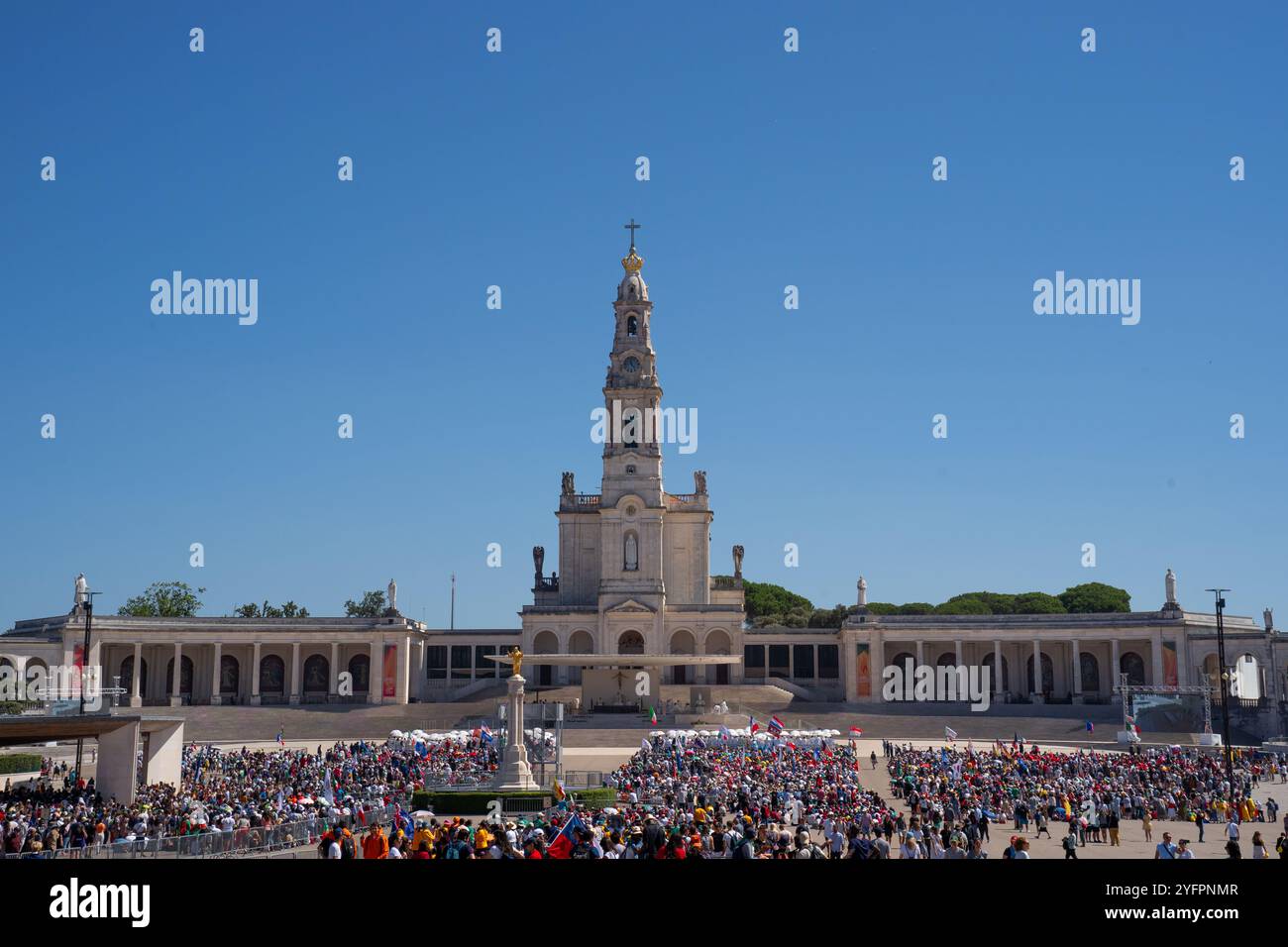 Heiligtum unserer Lieben Frau von Fatima. Weltjugendtag 2023. Portugal. Stockfoto