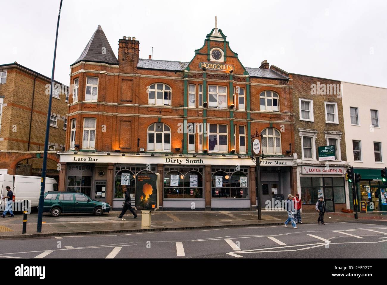 Dirty South Pub und Veranstaltungsort für Live-Musik, Lewisham, London, England, Großbritannien. Stockfoto