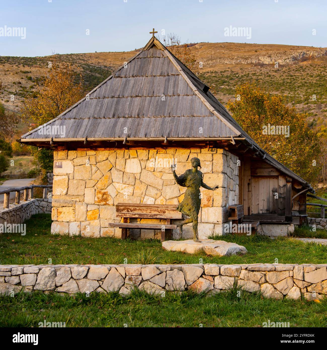 Diva Grabovceva in Zahum, Bosnien und Herzegowina Stockfoto