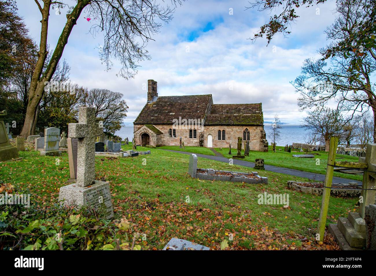 Pfarrkirche St. Peter in Lower Heysham, Lancaster, Lancashire, Großbritannien Stockfoto