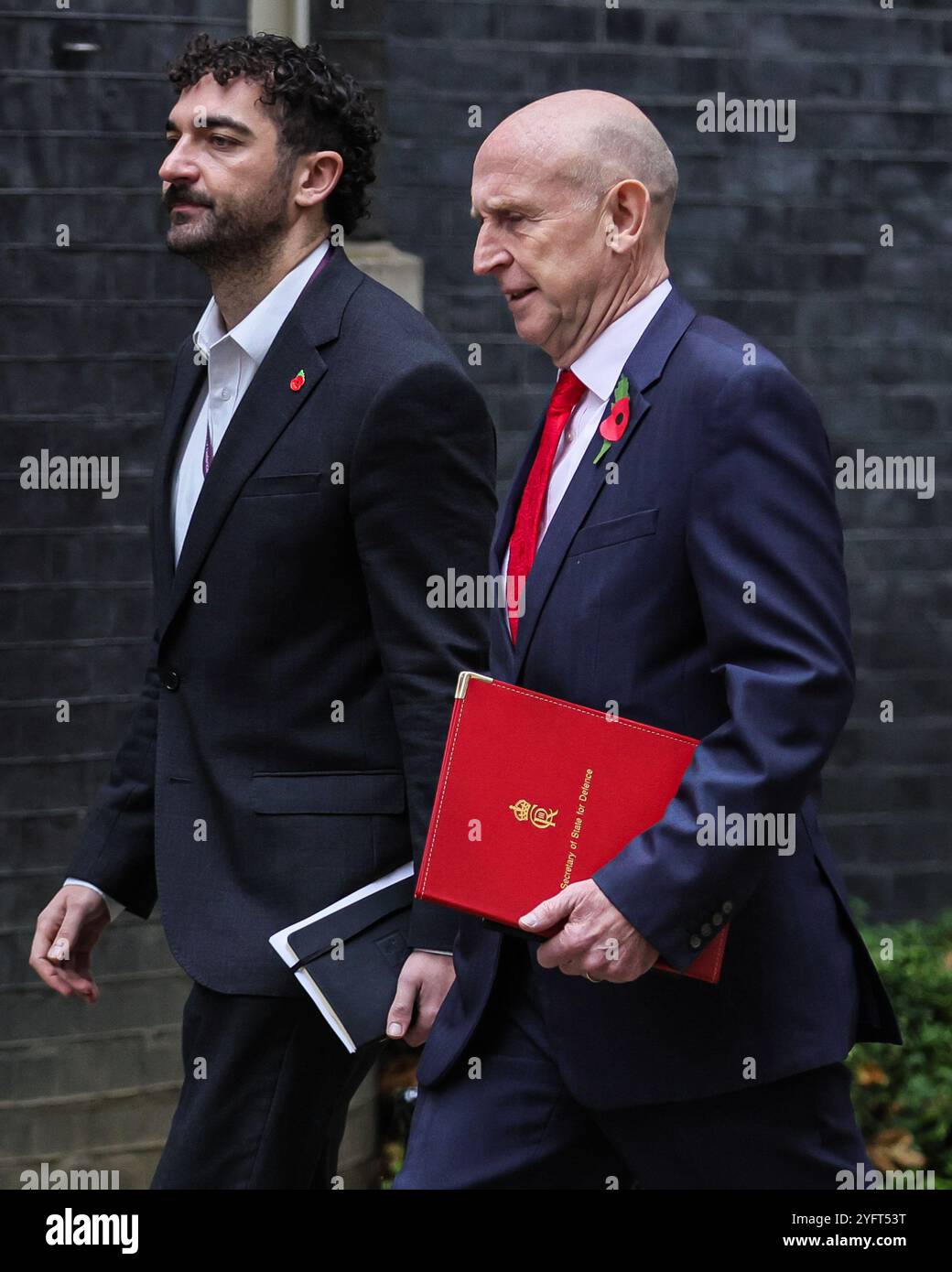 London, Großbritannien. November 2024. John Healey, Verteidigungsminister, Abgeordnete Rawmarsh und Conisbrough. Die Minister nehmen an der Kabinettssitzung der Regierung in Downing Street, London, UK, Teil. Credit: Imageplotter/Alamy Live News Stockfoto