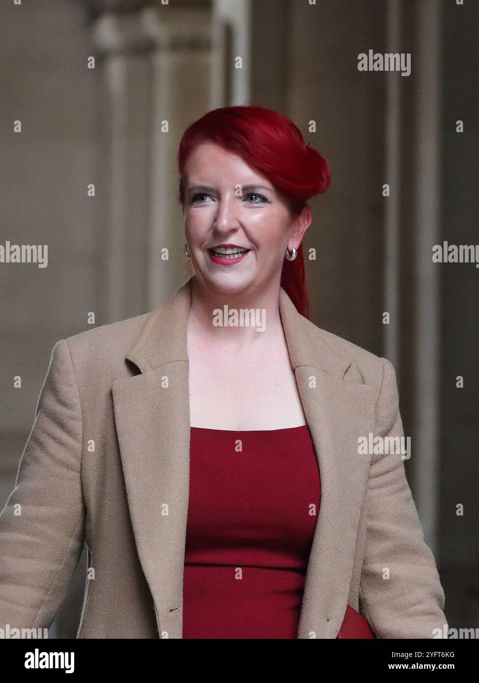 London, Vereinigtes Königreich. November 2024. Louise Haigh, Parlamentsabgeordnete für Verkehr, kommt zur Kabinettssitzung. Quelle: Uwe Deffner/Alamy Live News Stockfoto