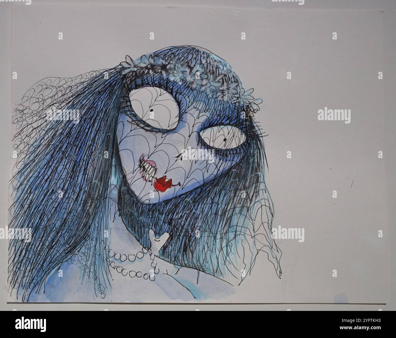 Concept Art from Corpse Bride von Tim Burton Stockfoto