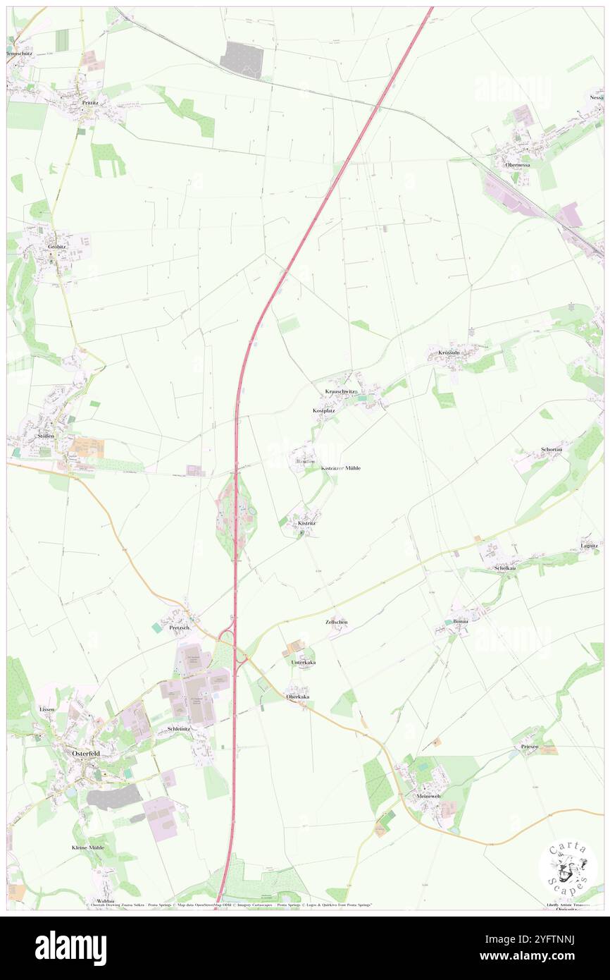 Reussen, DE, Deutschland, Sachsen-Anhalt, N 51 6' 42''', N 11 58' 3''', Karte, Kartenbild 2024 veröffentlicht. Erkunden Sie Cartascapes, eine Karte, die die vielfältigen Landschaften, Kulturen und Ökosysteme der Erde enthüllt. Reisen Sie durch Zeit und Raum und entdecken Sie die Verflechtungen der Vergangenheit, Gegenwart und Zukunft unseres Planeten. Stockfoto