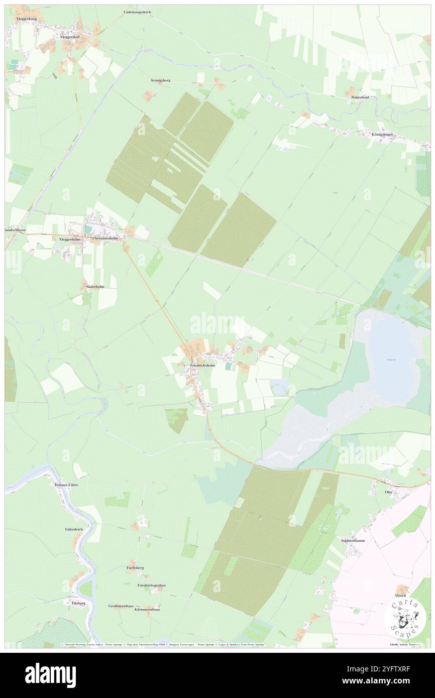 Friedrichsholm, DE, Deutschland, Schleswig-Holstein, N 54 18' 6''', N 9 25' 38''', Karte, Cartascapes Map veröffentlicht 2024. Erkunden Sie Cartascapes, eine Karte, die die vielfältigen Landschaften, Kulturen und Ökosysteme der Erde enthüllt. Reisen Sie durch Zeit und Raum und entdecken Sie die Verflechtungen der Vergangenheit, Gegenwart und Zukunft unseres Planeten. Stockfoto