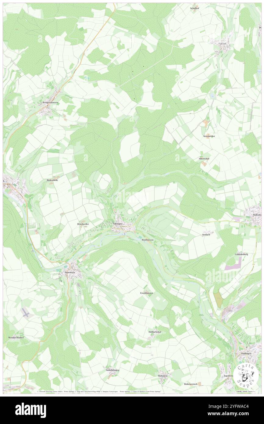 Ailringen, Regierungsbezirk Stuttgart, DE, Deutschland, Baden-Württemberg, n 49 22' 21'', N 9 45' 5'', Karte, Cartascapes Map, veröffentlicht 2024. Erkunden Sie Cartascapes, eine Karte, die die vielfältigen Landschaften, Kulturen und Ökosysteme der Erde enthüllt. Reisen Sie durch Zeit und Raum und entdecken Sie die Verflechtungen der Vergangenheit, Gegenwart und Zukunft unseres Planeten. Stockfoto