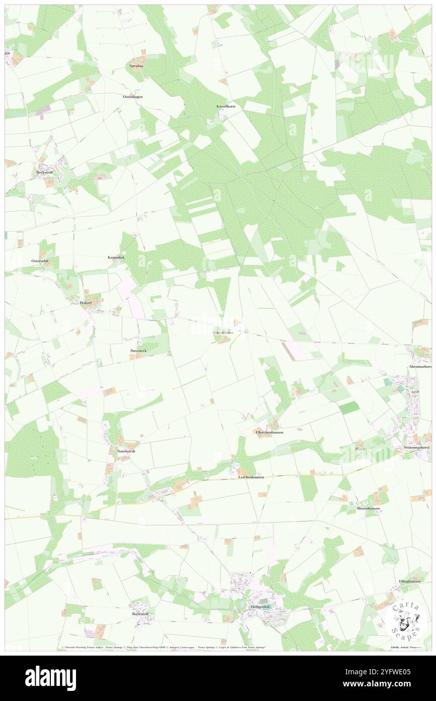 Abbentheren, DE, Deutschland, Niedersachsen, N 52 48' 37''', N 8 32' 30''', Karte, Cartascapes Map veröffentlicht 2024. Erkunden Sie Cartascapes, eine Karte, die die vielfältigen Landschaften, Kulturen und Ökosysteme der Erde enthüllt. Reisen Sie durch Zeit und Raum und entdecken Sie die Verflechtungen der Vergangenheit, Gegenwart und Zukunft unseres Planeten. Stockfoto