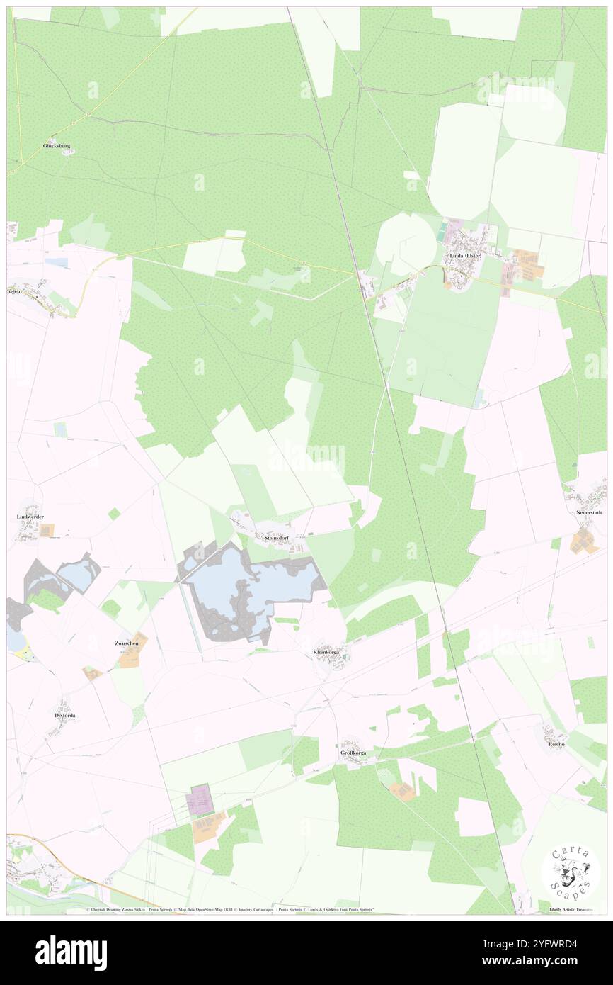 Steinsdorf, DE, Deutschland, Thüringen, N 50 53' 25''', N 12 19' 5''', Karte, Cartascapes Map, veröffentlicht 2024. Erkunden Sie Cartascapes, eine Karte, die die vielfältigen Landschaften, Kulturen und Ökosysteme der Erde enthüllt. Reisen Sie durch Zeit und Raum und entdecken Sie die Verflechtungen der Vergangenheit, Gegenwart und Zukunft unseres Planeten. Stockfoto