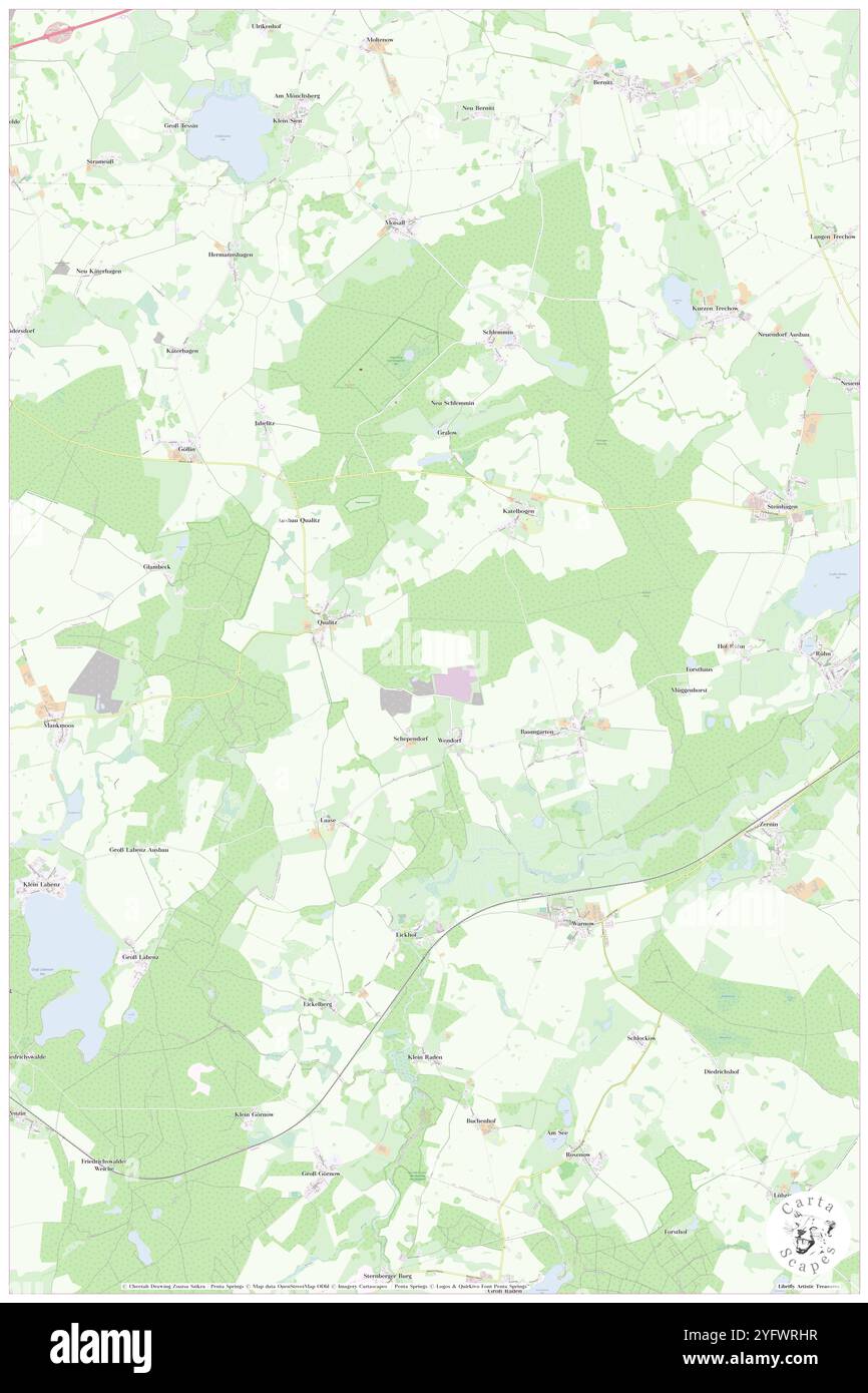 Baumgarten, DE, Deutschland, Brandenburg, N 53 20' 46''', N 13 56' 57''', Karte, Cartascapes Map, veröffentlicht 2024. Erkunden Sie Cartascapes, eine Karte, die die vielfältigen Landschaften, Kulturen und Ökosysteme der Erde enthüllt. Reisen Sie durch Zeit und Raum und entdecken Sie die Verflechtungen der Vergangenheit, Gegenwart und Zukunft unseres Planeten. Stockfoto