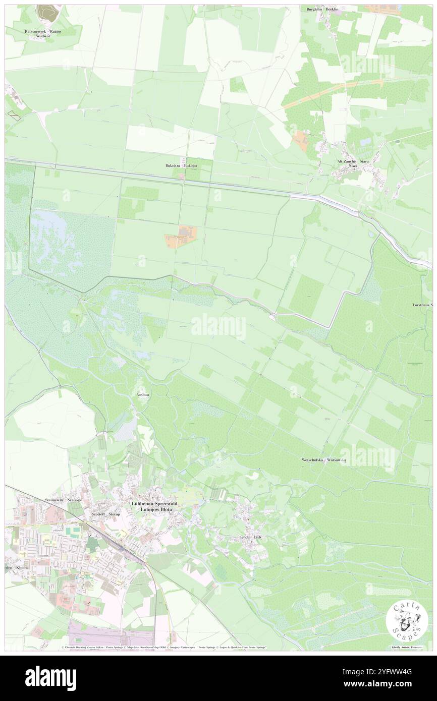 Mittelkanal, Deutschland, Brandenburg, N 51 53' 38''', N 13 59' 2''', Karte, Cartascapes Map, veröffentlicht 2024. Erkunden Sie Cartascapes, eine Karte, die die vielfältigen Landschaften, Kulturen und Ökosysteme der Erde enthüllt. Reisen Sie durch Zeit und Raum und entdecken Sie die Verflechtungen der Vergangenheit, Gegenwart und Zukunft unseres Planeten. Stockfoto