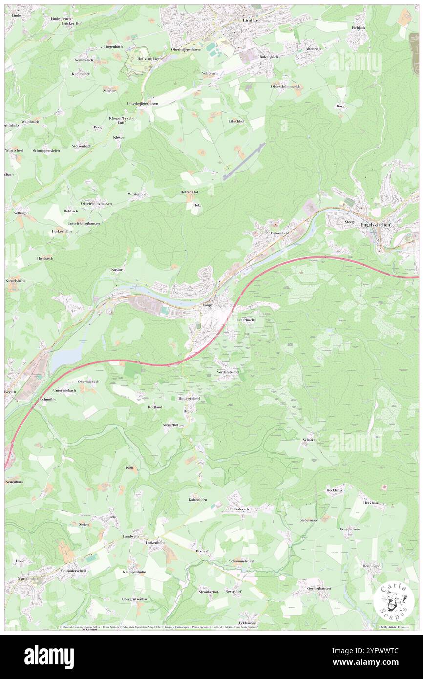 Haltepunkt Loope, Regierungsbezirk Köln, DE, Deutschland, Nordrhein-Westfalen, n 50 58' 23'', N 7 22' 6'', Karte, Cartascapes Map, veröffentlicht 2024. Erkunden Sie Cartascapes, eine Karte, die die vielfältigen Landschaften, Kulturen und Ökosysteme der Erde enthüllt. Reisen Sie durch Zeit und Raum und entdecken Sie die Verflechtungen der Vergangenheit, Gegenwart und Zukunft unseres Planeten. Stockfoto