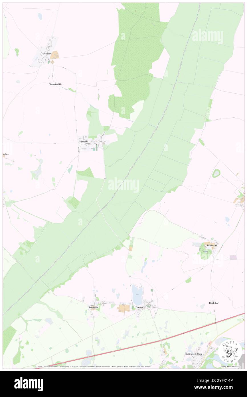 Randowbruch, DE, Deutschland, N 53 20' 45'', N 14 12' 40''', Karte, Cartascapes Map, veröffentlicht 2024. Erkunden Sie Cartascapes, eine Karte, die die vielfältigen Landschaften, Kulturen und Ökosysteme der Erde enthüllt. Reisen Sie durch Zeit und Raum und entdecken Sie die Verflechtungen der Vergangenheit, Gegenwart und Zukunft unseres Planeten. Stockfoto