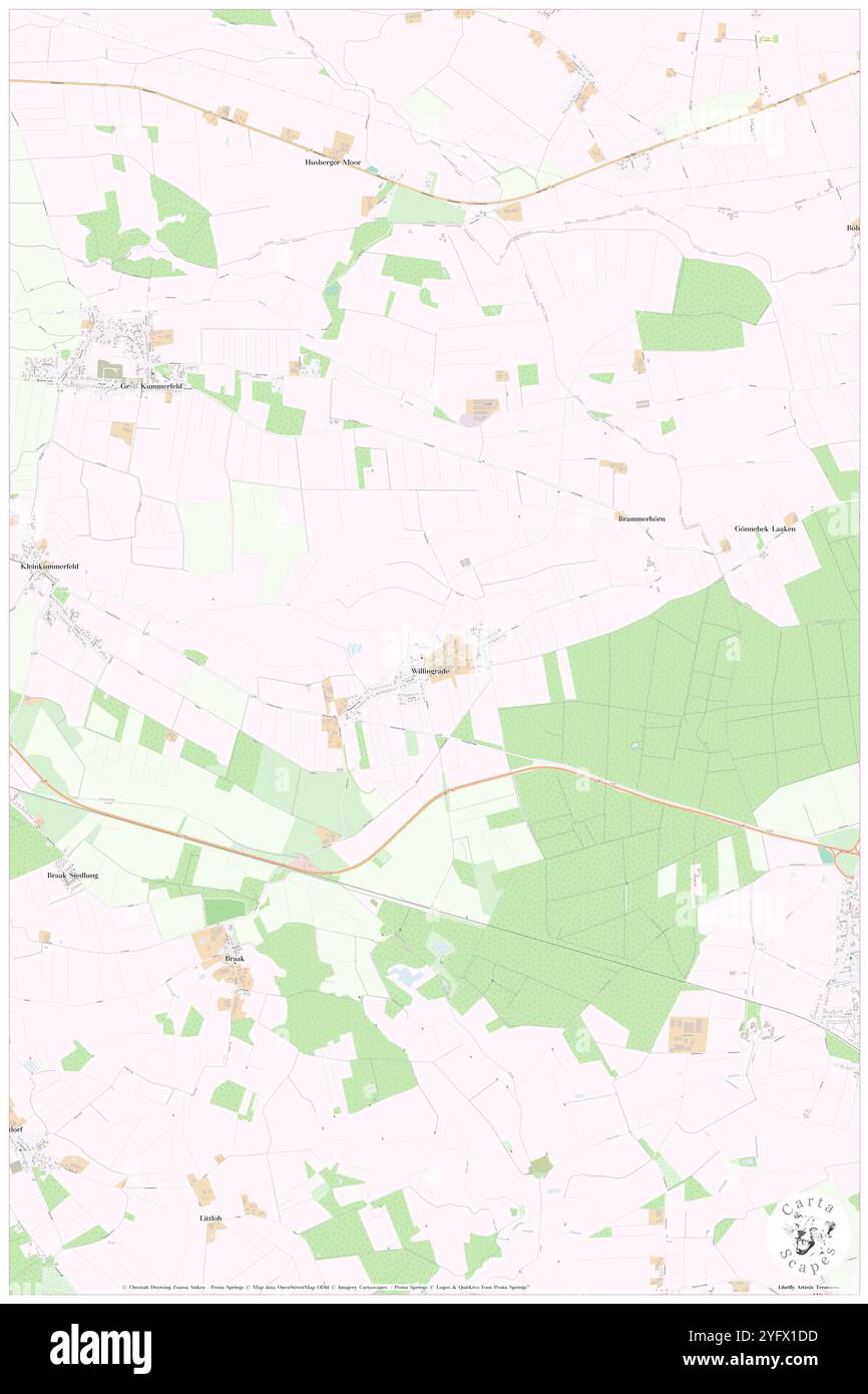 Willingrade, DE, Deutschland, Schleswig-Holstein, N 54 1' 44'', N 10 6' 49''', Karte, Cartascapes Map veröffentlicht 2024. Erkunden Sie Cartascapes, eine Karte, die die vielfältigen Landschaften, Kulturen und Ökosysteme der Erde enthüllt. Reisen Sie durch Zeit und Raum und entdecken Sie die Verflechtungen der Vergangenheit, Gegenwart und Zukunft unseres Planeten. Stockfoto