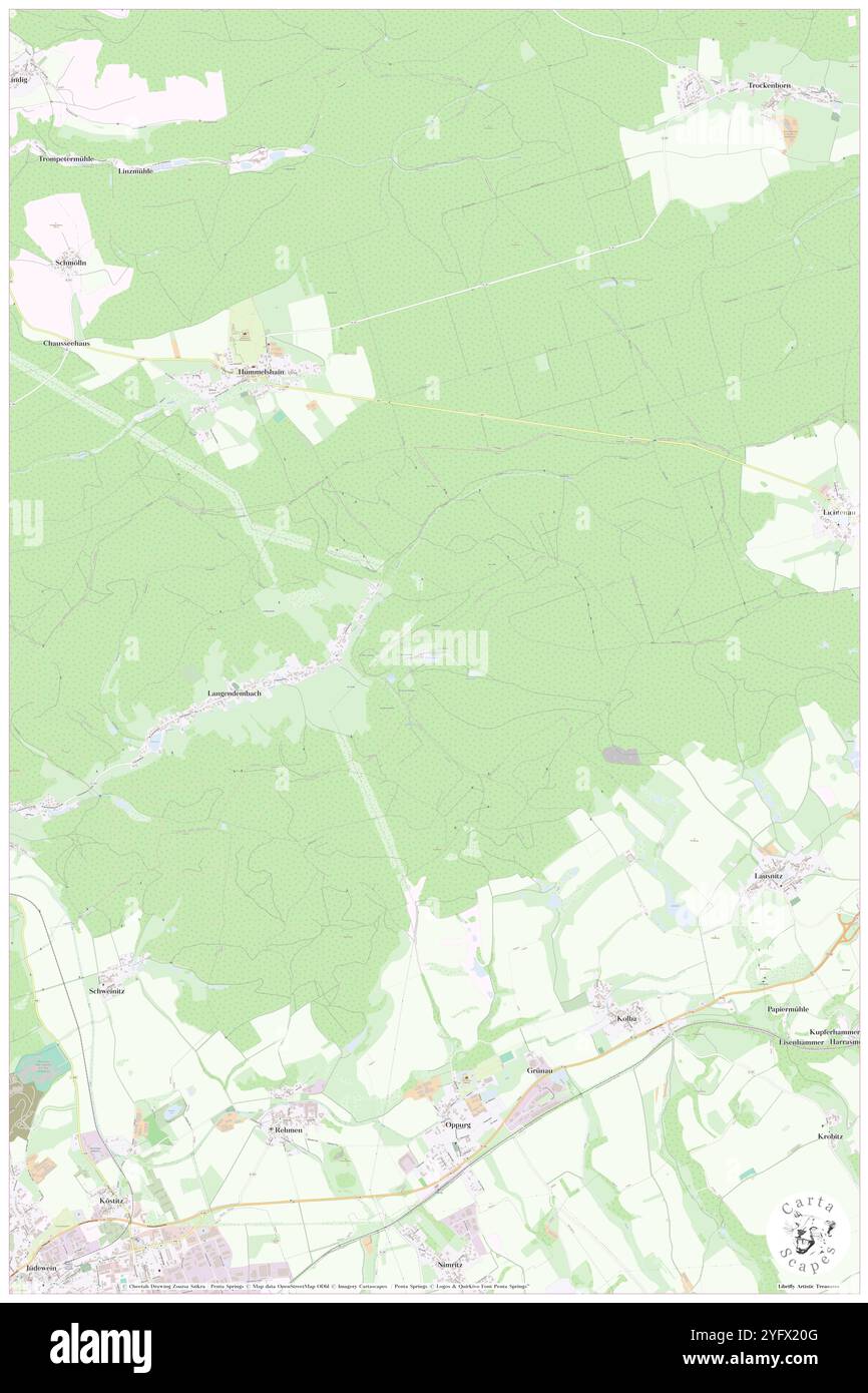 Mariengrund, DE, Deutschland, Thüringen, N 50 44' 46''', N 11 39' 0''', Karte, Karte, Kartenbild 2024 veröffentlicht. Erkunden Sie Cartascapes, eine Karte, die die vielfältigen Landschaften, Kulturen und Ökosysteme der Erde enthüllt. Reisen Sie durch Zeit und Raum und entdecken Sie die Verflechtungen der Vergangenheit, Gegenwart und Zukunft unseres Planeten. Stockfoto