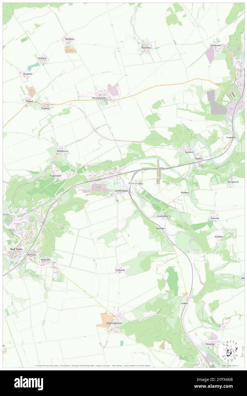 ILM, DE, Deutschland, N 51 6' 16'', N 11 40' 5''', Karte, Cartascapes Map, veröffentlicht 2024. Erkunden Sie Cartascapes, eine Karte, die die vielfältigen Landschaften, Kulturen und Ökosysteme der Erde enthüllt. Reisen Sie durch Zeit und Raum und entdecken Sie die Verflechtungen der Vergangenheit, Gegenwart und Zukunft unseres Planeten. Stockfoto