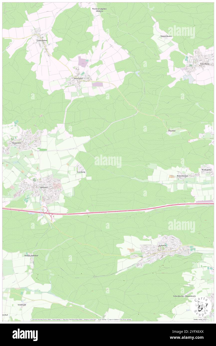 Steinberg, Schwaben, DE, Deutschland, Bayern, n 48 25' 59''', N 10 45' 0'', Karte, Cartascapes Map, veröffentlicht 2024. Erkunden Sie Cartascapes, eine Karte, die die vielfältigen Landschaften, Kulturen und Ökosysteme der Erde enthüllt. Reisen Sie durch Zeit und Raum und entdecken Sie die Verflechtungen der Vergangenheit, Gegenwart und Zukunft unseres Planeten. Stockfoto