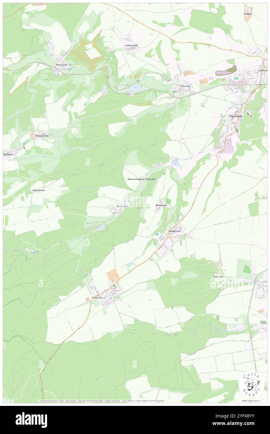 Foersterei Neu Asseburg, DE, Deutschland, Sachsen-Anhalt, N 51 34' 20'', N 11 24' 52''', Karte, Cartascapes Map veröffentlicht 2024. Erkunden Sie Cartascapes, eine Karte, die die vielfältigen Landschaften, Kulturen und Ökosysteme der Erde enthüllt. Reisen Sie durch Zeit und Raum und entdecken Sie die Verflechtungen der Vergangenheit, Gegenwart und Zukunft unseres Planeten. Stockfoto