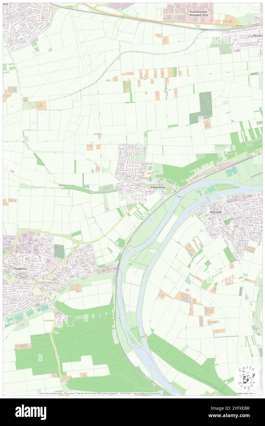 Klingenberg, Regierungsbezirk Stuttgart, DE, Deutschland, Baden-Württemberg, n 49 7' 9'', N 9 9' 12'', Karte, Cartascapes Map, veröffentlicht 2024. Erkunden Sie Cartascapes, eine Karte, die die vielfältigen Landschaften, Kulturen und Ökosysteme der Erde enthüllt. Reisen Sie durch Zeit und Raum und entdecken Sie die Verflechtungen der Vergangenheit, Gegenwart und Zukunft unseres Planeten. Stockfoto