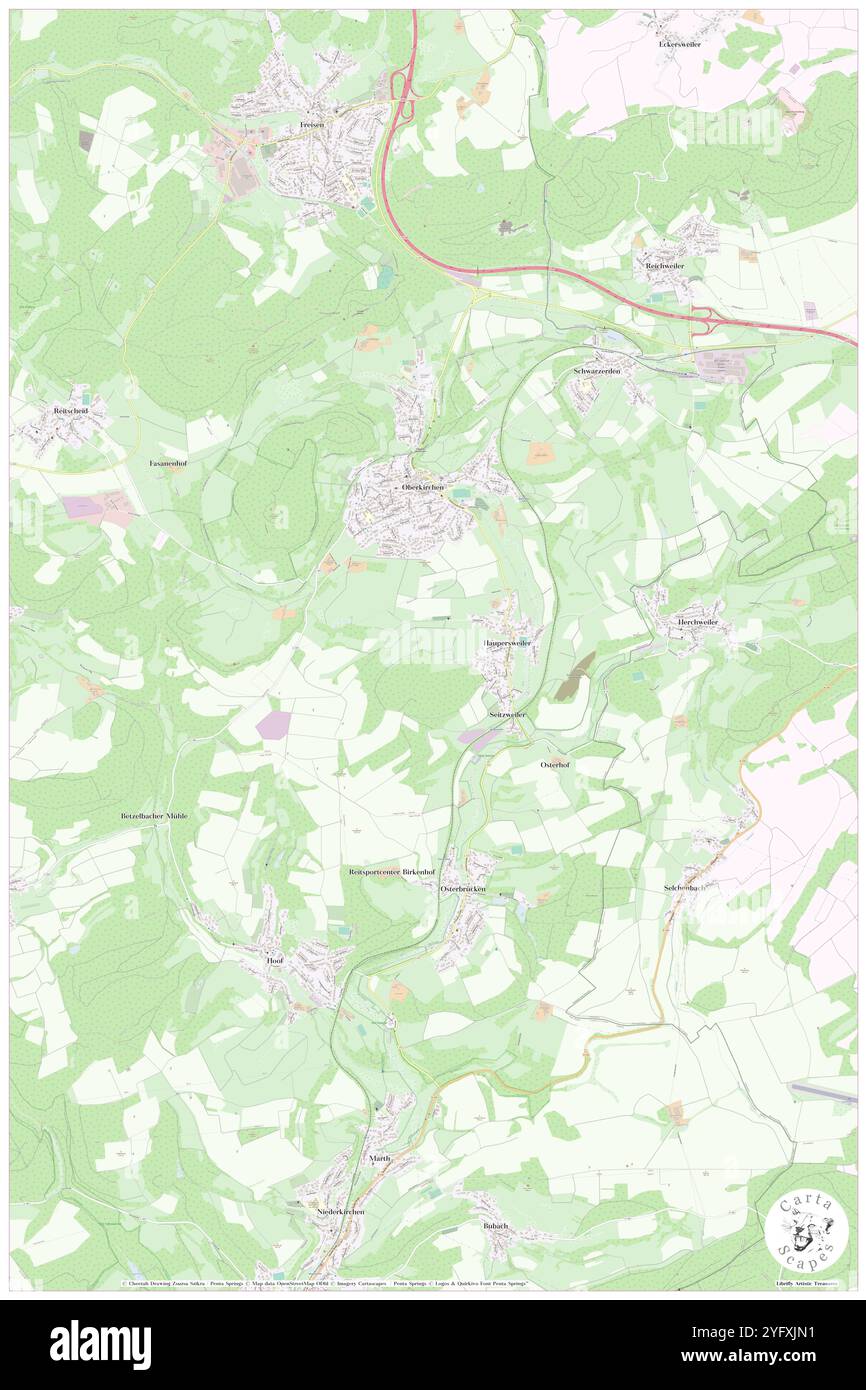 Haupersweiler, DE, Deutschland, Saarland, N 49 30' 47''', N 7 16' 20''', Karte, Cartascapes Map veröffentlicht 2024. Erkunden Sie Cartascapes, eine Karte, die die vielfältigen Landschaften, Kulturen und Ökosysteme der Erde enthüllt. Reisen Sie durch Zeit und Raum und entdecken Sie die Verflechtungen der Vergangenheit, Gegenwart und Zukunft unseres Planeten. Stockfoto