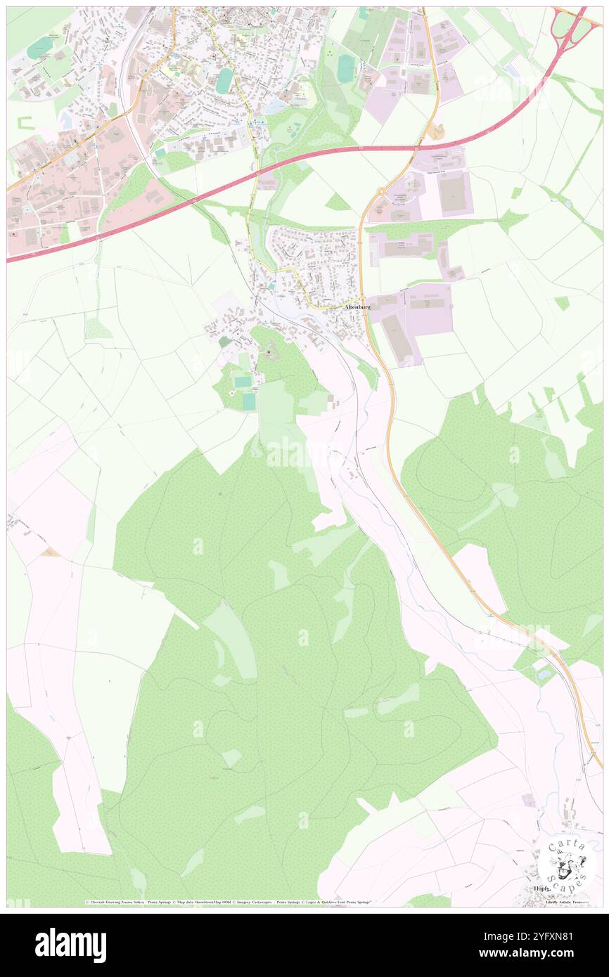 Altenburg, Regierungsbezirk Gießen, DE, Deutschland, Hessen, n 50 40' 10'', N 8 41' 14'', Karte, Cartascapes Map, veröffentlicht 2024. Erkunden Sie Cartascapes, eine Karte, die die vielfältigen Landschaften, Kulturen und Ökosysteme der Erde enthüllt. Reisen Sie durch Zeit und Raum und entdecken Sie die Verflechtungen der Vergangenheit, Gegenwart und Zukunft unseres Planeten. Stockfoto