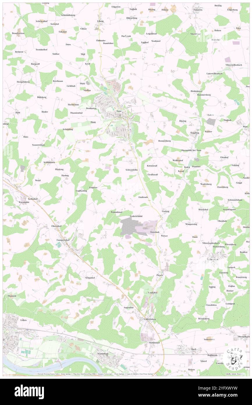 Hinterau, Niederbayern, DE, Deutschland, Bayern, n 48 17' 40''', N 12 53' 34''', Karte, Cartascapes Map, veröffentlicht 2024. Erkunden Sie Cartascapes, eine Karte, die die vielfältigen Landschaften, Kulturen und Ökosysteme der Erde enthüllt. Reisen Sie durch Zeit und Raum und entdecken Sie die Verflechtungen der Vergangenheit, Gegenwart und Zukunft unseres Planeten. Stockfoto